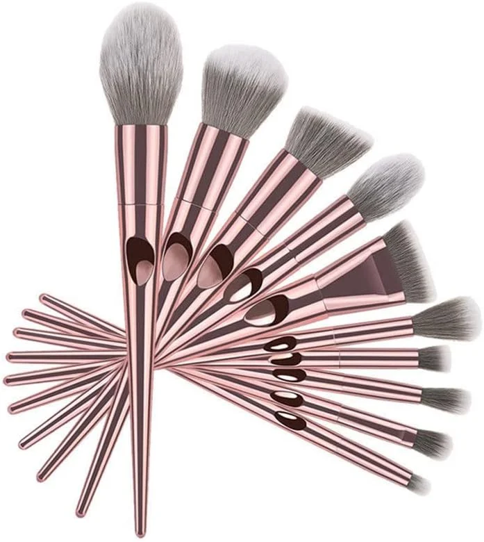 ست برس آرایشی 10 عددی Skipdr، ابزار پودر آرایشی، سایه چشم، کرم پودر، رژگونه، ترکیب کننده، برس آرایش زیبایی