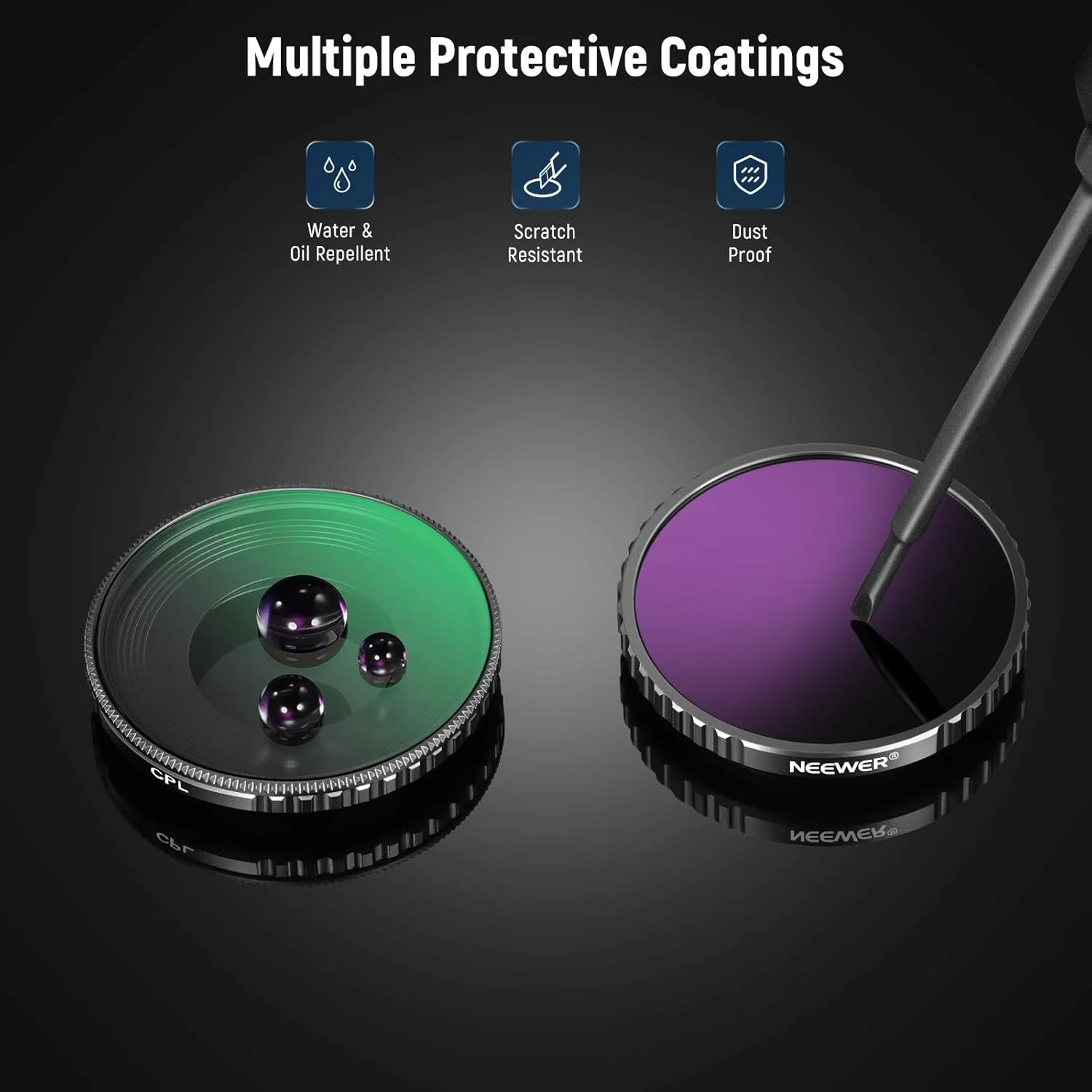 مجموعه فیلتر CPL و ND نیوور برای اکشن 5 پرو/4 (بسته 6 عددی)، مجموعه فیلتر CPL+ND8+ND16+ND32+ND64+ND1000 لوازم جانبی دوربین اکشن، شیشه HD اپتیکال چند لایه، سازگار با DJI Osmo Action 5 Pro/4 مجموعه فیلتر CPL و ND نیوور برای اکشن 5 پرو/4 (بسته 6 عددی)، مجموعه فیلتر CPL+ND8+ND16+ND32+ND64+ND1000 لوازم جانبی دوربین اکشن، شیشه HD اپتیکال چند لایه، سازگار با DJI Osmo Action 5 Pro/4