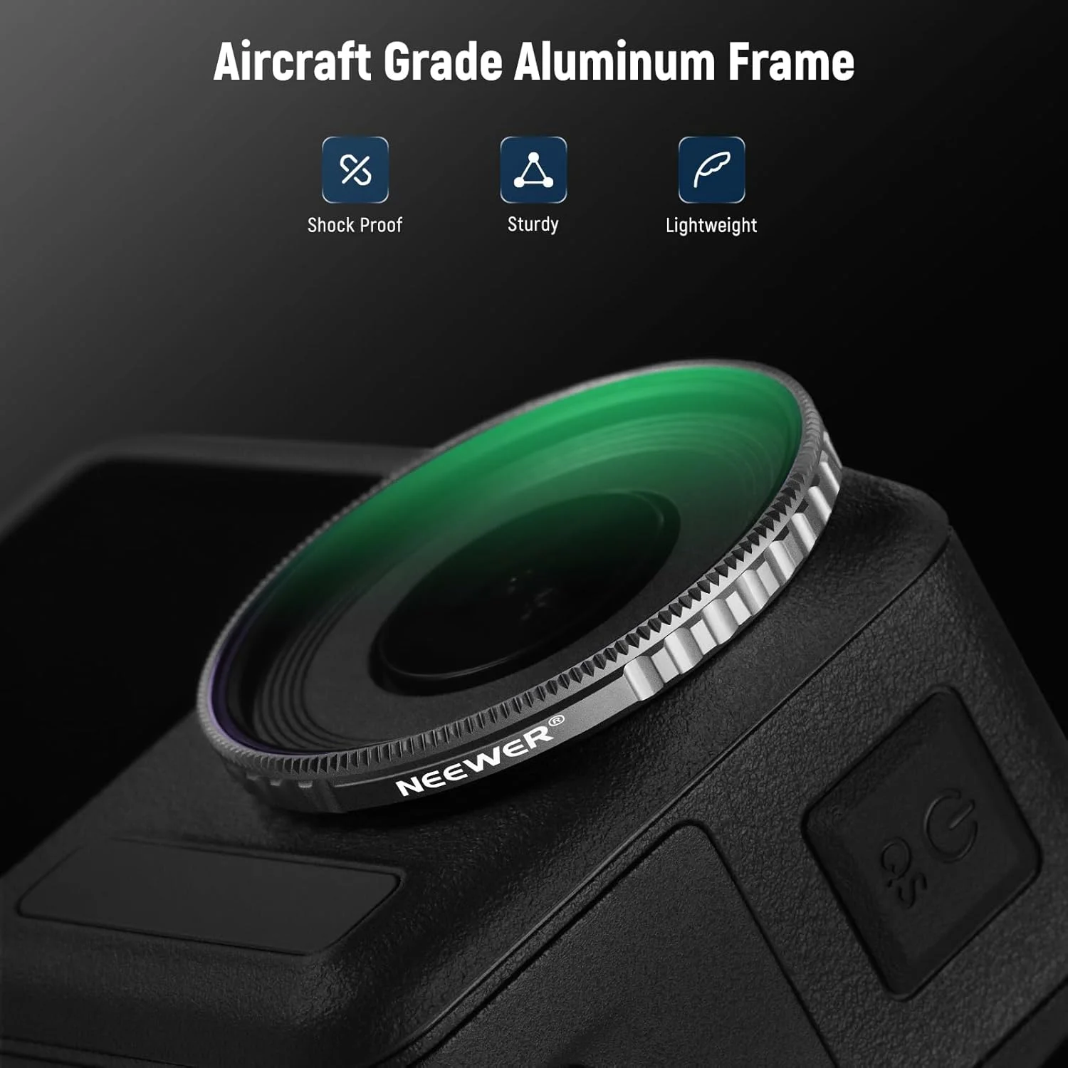 فیلتر CPL قابل تنظیم NEEWER سازگار با DJI Osmo Action 5 Pro و Action 4، فیلتر لنز پلاریزه دایره ای پیچی، شیشه اپتیکال HD چند لایه، لوازم جانبی دوربین اکشن با فریم باریک، FL-N49 فیلتر CPL قابل تنظیم NEEWER سازگار با DJI Osmo Action 5 Pro و Action 4، فیلتر لنز پلاریزه دایره ای پیچی، شیشه اپتیکال HD چند لایه، لوازم جانبی دوربین اکشن با فریم باریک، FL-N49