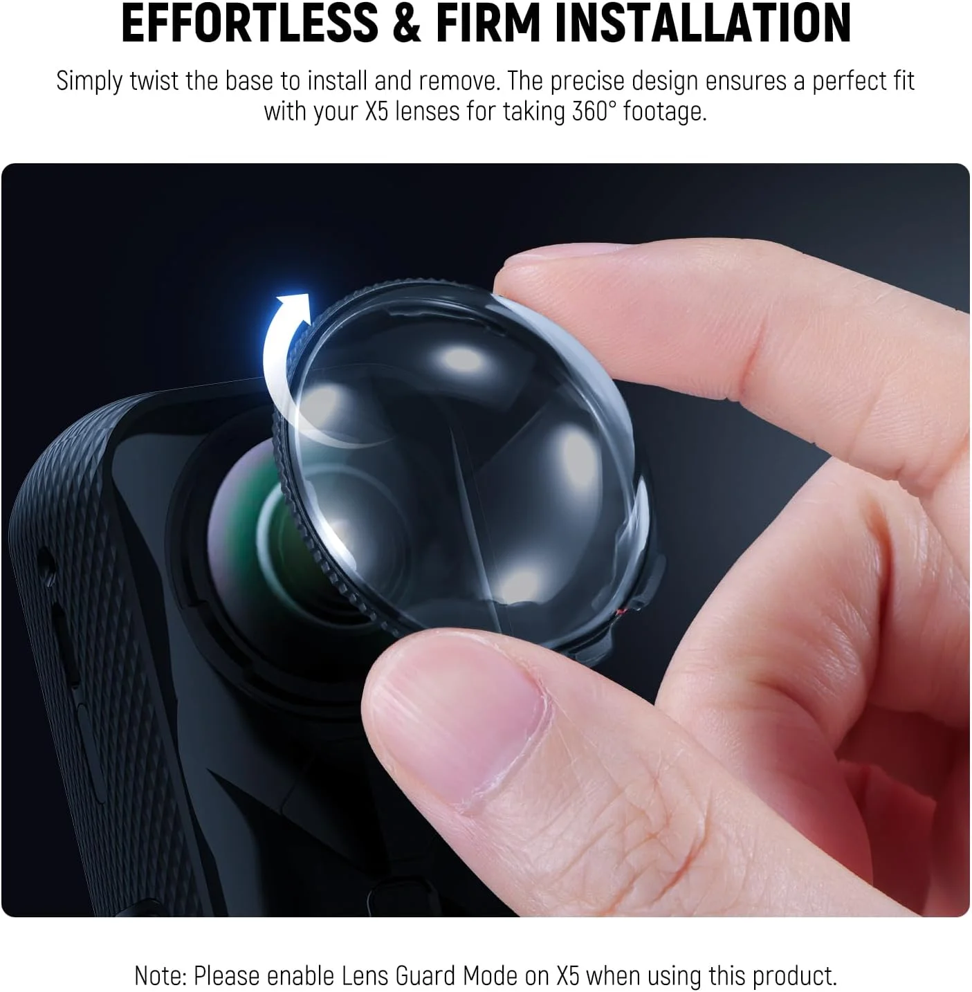 NEEWER X5 Lens Protectors Compatible with Insta360 X5 Action Camera, 2 Pieces, HD Tempered Glass Lens Protectors with 9H Hardness Removable with Case and Cleaning Cloth, LPC02 NEEWER X5 Lens Protectors Compatible with Insta360 X5 Action Camera, 2 Pieces, HD Tempered Glass Lens Protectors with 9H Hardness Removable with Case and Cleaning Cloth, LPC02