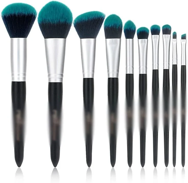 ست 10 عددی براش آرایشی SKipdr، ست کامل براش های زیبایی، ابزار سایه چشم، براش آرایشی