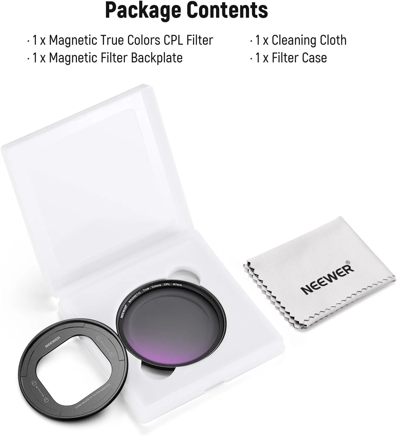 فیلتر پلاریزه دایره ای مغناطیسی 67 میلی متری NEEWER، پوشش چند لایه HD به همراه آداپتور صفحه پشتی مغناطیسی فیلتر، سازگار با قفس تلفن آیفون 16 پرو/16 پرو مکس (PA073/PA074) فیلتر پلاریزه دایره ای مغناطیسی 67 میلی متری NEEWER، پوشش چند لایه HD به همراه آداپتور صفحه پشتی مغناطیسی فیلتر، سازگار با قفس تلفن آیفون 16 پرو/16 پرو مکس (PA073/PA074)