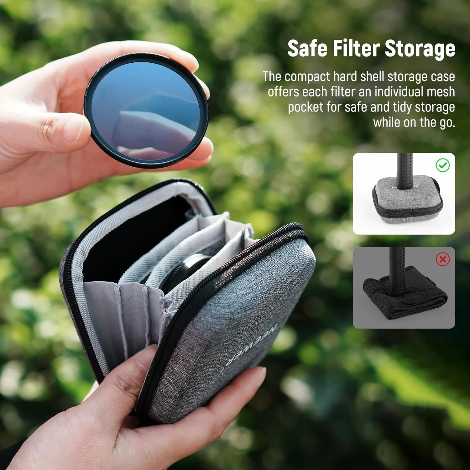 کیت فیلتر لنز NEEWER 67mm UV/CPL/ND به همراه جعبه نگهداری سخت، شیشه اپتیکال چند لایه و فریم آلیاژ آلومینیوم، فیلتر UV + پلاریزه دایره ای (CPL) + چگالی خنثی (ND4) برای لنز دوربین 67mm کیت فیلتر لنز NEEWER 67mm UV/CPL/ND به همراه جعبه نگهداری سخت، شیشه اپتیکال چند لایه و فریم آلیاژ آلومینیوم، فیلتر UV + پلاریزه دایره ای (CPL) + چگالی خنثی (ND4) برای لنز دوربین 67mm