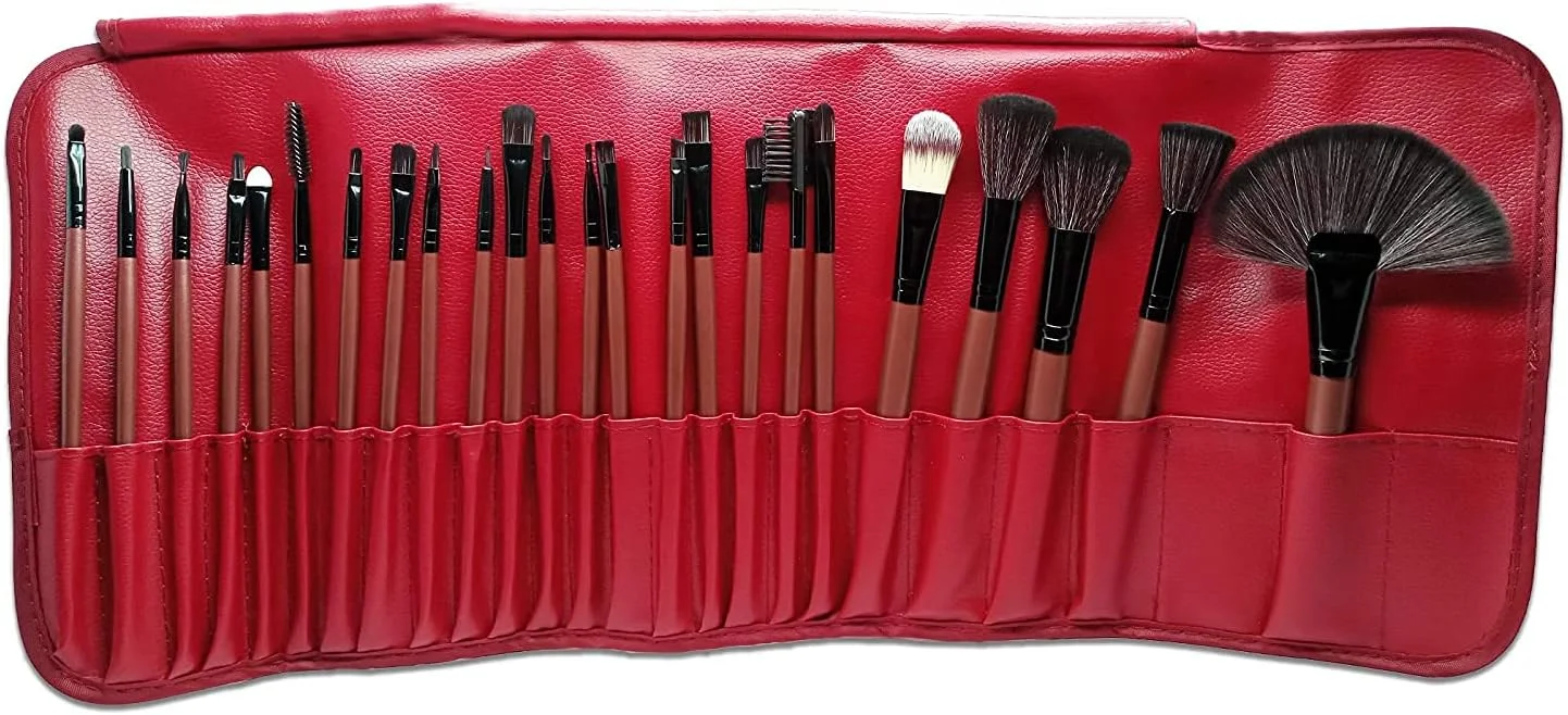 مجموعه 24 عددی برس آرایشی مو نرم SKINPLUS GOOD COLLECTION (بسته 24 عددی)