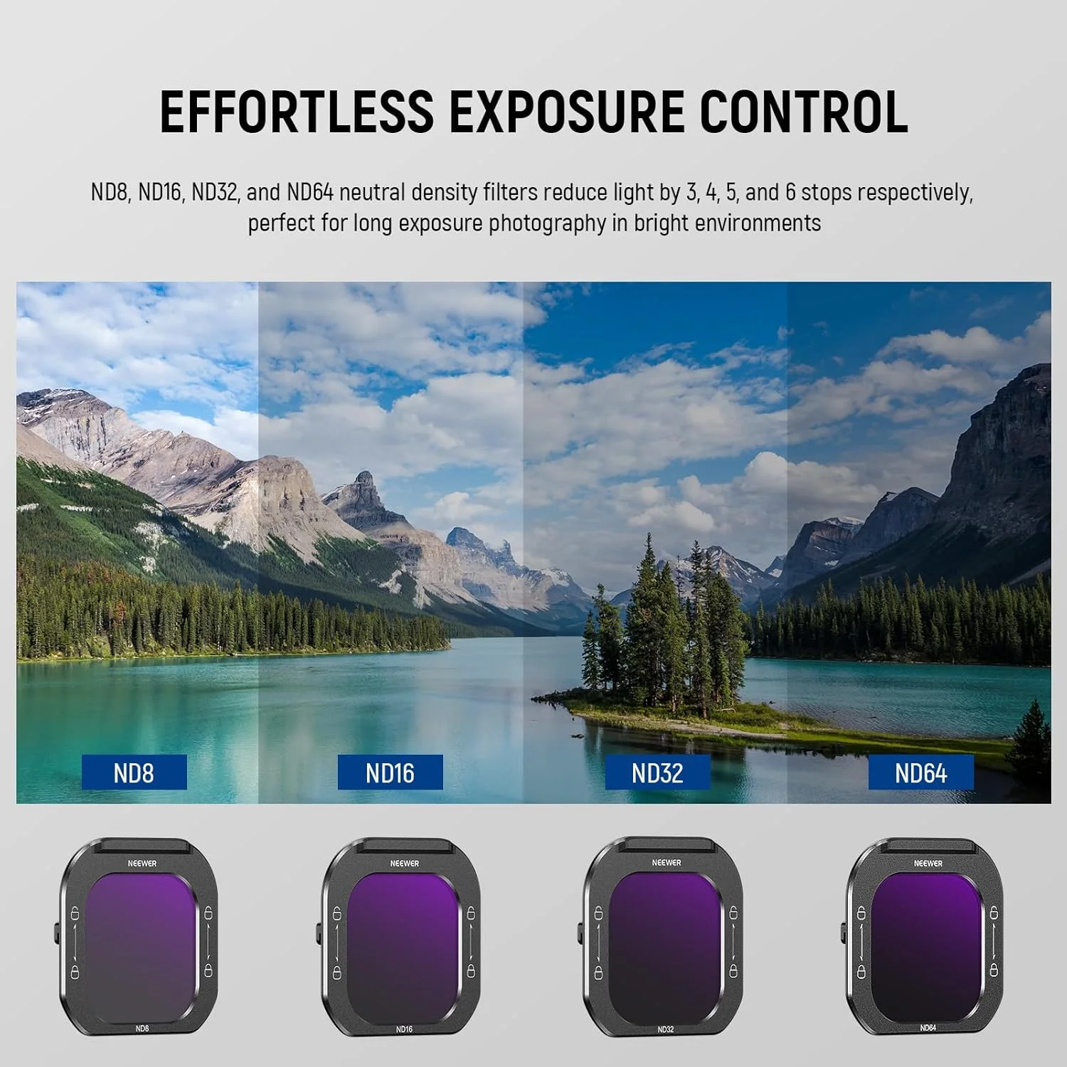 کیت فیلتر لنز موبایل NEEWER (بسته 5 عددی)، Black Pro Mist Diffusion 1/4/ND8/ND16/ND32/ND64 شیشه اپتیکال HD با رهاسازی سریع، فقط سازگار با قفس موبایل آیفون 16 پرو (PA073) و 16 پرو مکس (PA074) کیت فیلتر لنز موبایل NEEWER (بسته 5 عددی)، Black Pro Mist Diffusion 1/4/ND8/ND16/ND32/ND64 شیشه اپتیکال HD با رهاسازی سریع، فقط سازگار با قفس موبایل آیفون 16 پرو (PA073) و 16 پرو مکس (PA074)