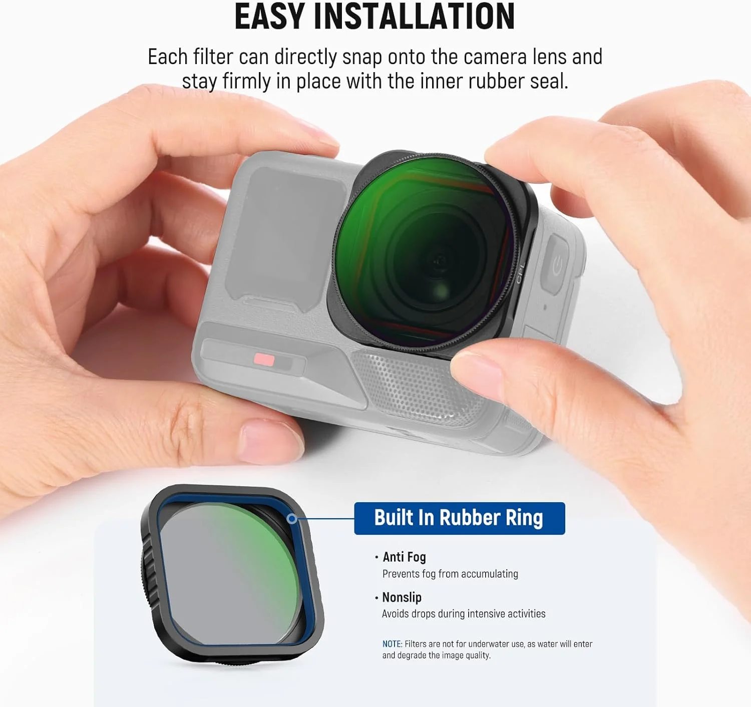 فیلتر CPL نیور سازگار با Insta360 Ace Pro و Insta 360 Ace Pro 2، اتصال سریع، شیشه نوری HD چند لایه، فیلتر لنز دوربین اکشن CPL قابل تنظیم، مدل FL-C19 فیلتر CPL نیور سازگار با Insta360 Ace Pro و Insta 360 Ace Pro 2، اتصال سریع، شیشه نوری HD چند لایه، فیلتر لنز دوربین اکشن CPL قابل تنظیم، مدل FL-C19