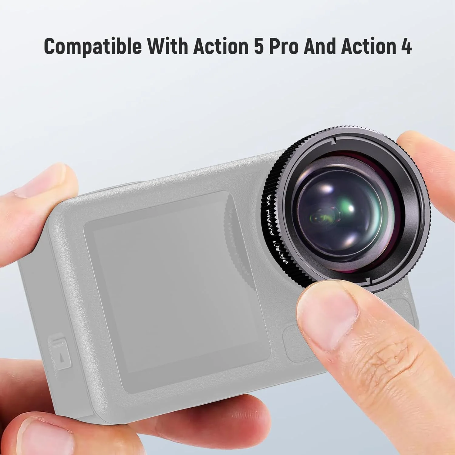 لنز ماکرو NEEWER سازگار با دوربین DJI Osmo Action 5 Pro/4 Action، بزرگنمایی 2 برابر، 2 عنصر در 1 گروه، فاصله کانونی 3-4 سانتی متر، لوازم جانبی عکاسی از نمای نزدیک، غیر ضد آب، LS-68 لنز ماکرو NEEWER سازگار با دوربین DJI Osmo Action 5 Pro/4 Action، بزرگنمایی 2 برابر، 2 عنصر در 1 گروه، فاصله کانونی 3-4 سانتی متر، لوازم جانبی عکاسی از نمای نزدیک، غیر ضد آب، LS-68