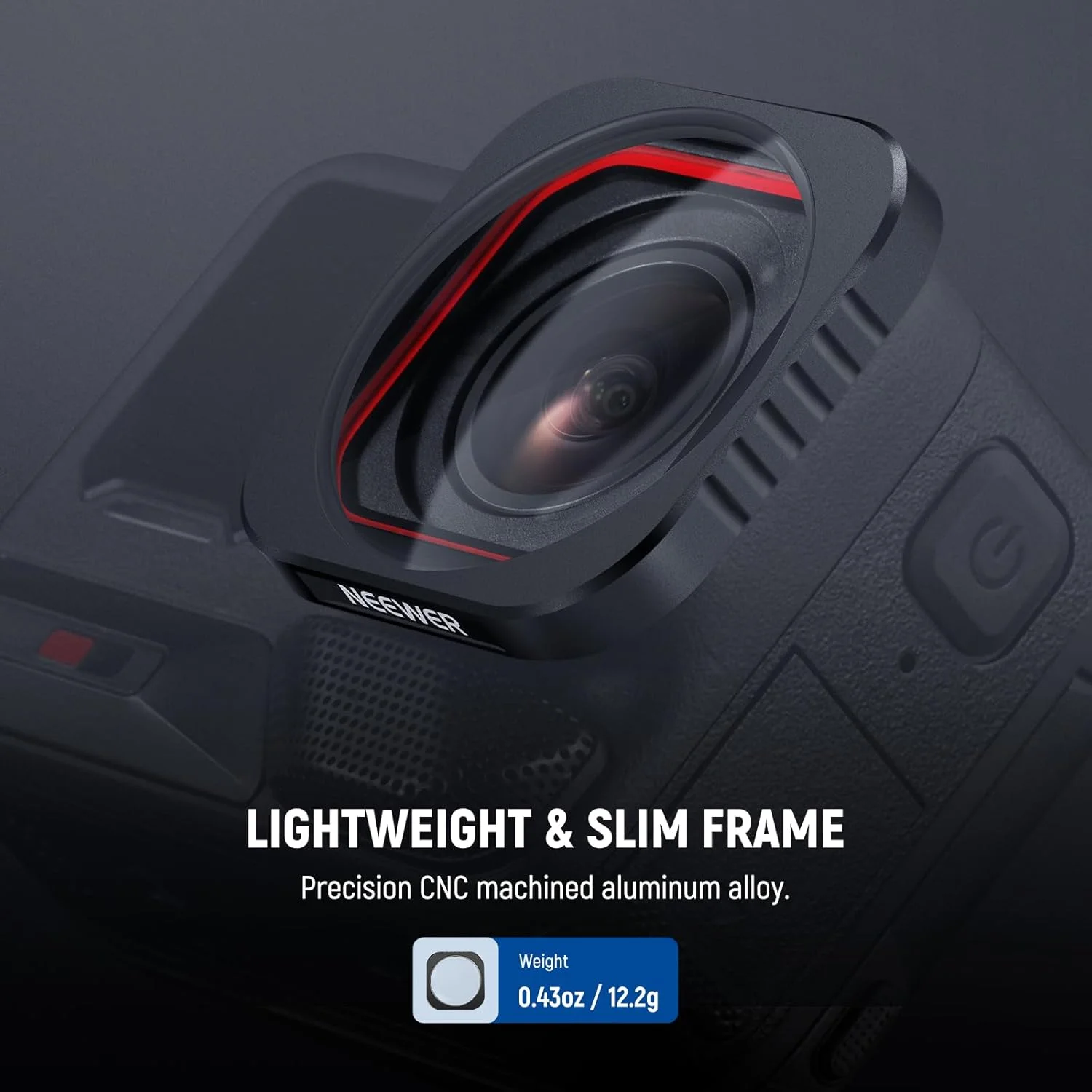 لنز ماکرو 10X نیور سازگار با Insta360 Ace Pro/Ace Pro 2، لنز بزرگنمایی دوربین اکشن برای عکاسی ماکرو از نمای نزدیک، فاصله کانونی: 7-10 سانتی متر، ضد آب نیست، LS-C40 لنز ماکرو 10X نیور سازگار با Insta360 Ace Pro/Ace Pro 2، لنز بزرگنمایی دوربین اکشن برای عکاسی ماکرو از نمای نزدیک، فاصله کانونی: 7-10 سانتی متر، ضد آب نیست، LS-C40