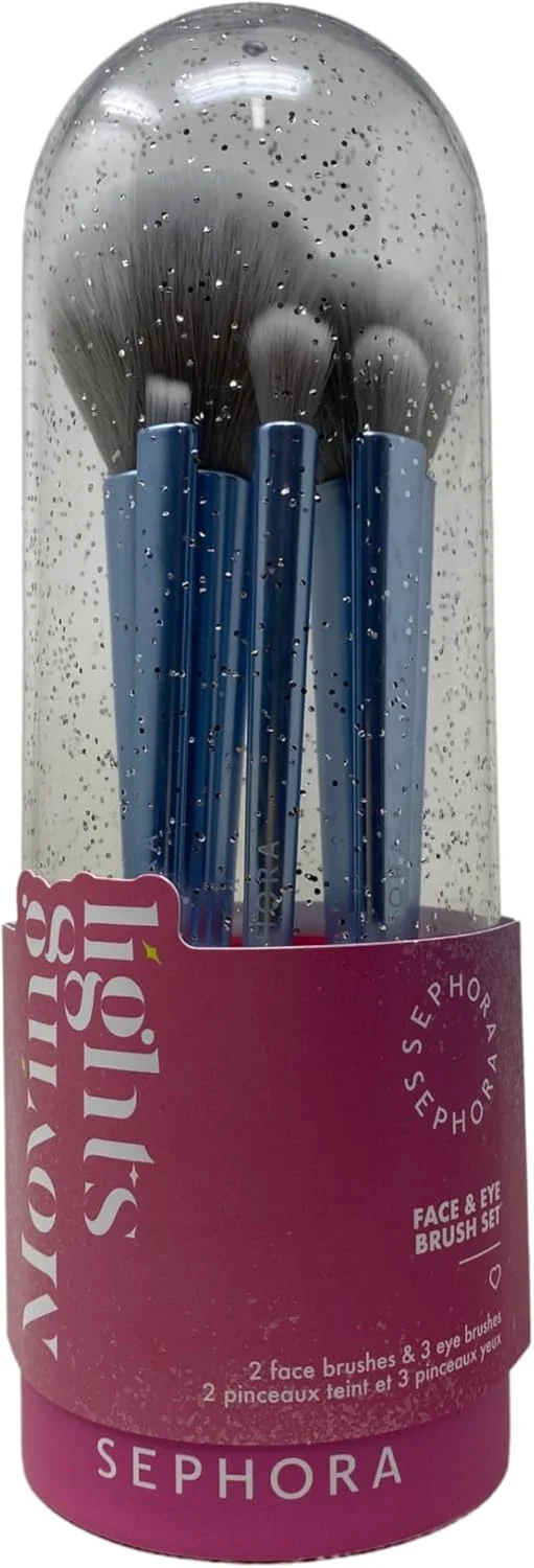 ست براش صورت و چشم نسخه محدود Moving Lights سفورا Favorites - 2 براش صورت و 3 براش چشم