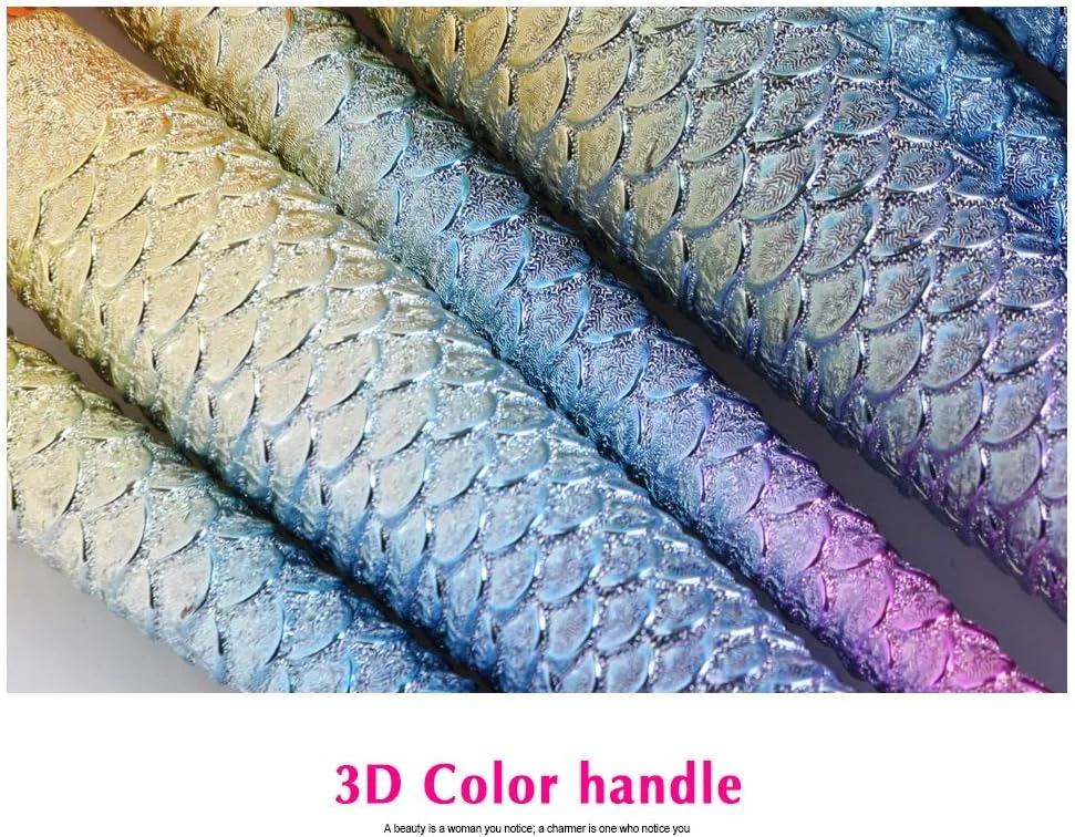 مجموعه 10 عددی براش آرایشی Neuvikter، ابزار آرایشی پری دریایی، پودر، کرم پودر، سایه چشم، کانسیلر، رژ لب (7#)