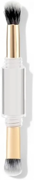 ست براش آرایشی 4 تکه مستر هدی، شامل اسفنج آرایشی، براش سایه چشم، ابرو، خط چشم و رژگونه، مناسب دختران و بانوان