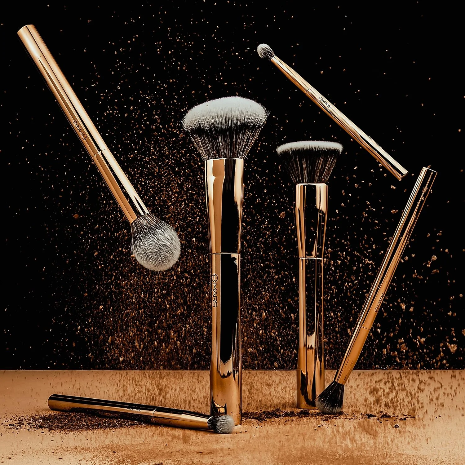 ست برس آرایشی حرفه ای و بادوام 6 تکه مارس