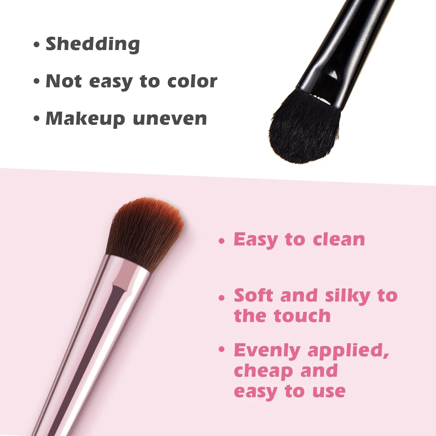 ست برس آرایشی چشم 5 تکه Mature MAKA Brush PRC Upgrade، ست سایه چشم صورتی قابل حمل (همراه با جعبه)، سایه چشم، بینی، خط چشم، ست سایه چشم ترکیبی