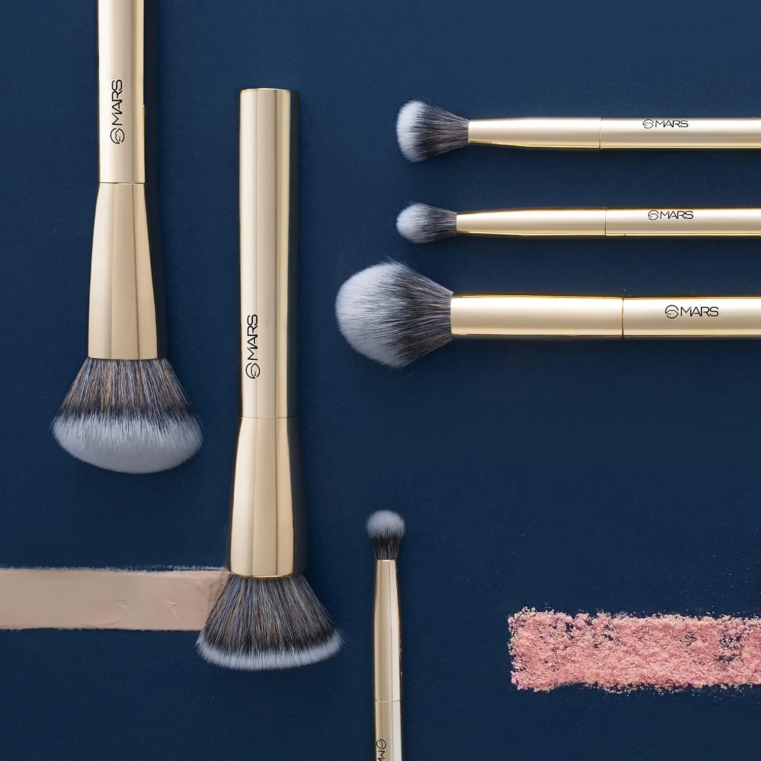 ست برس آرایشی حرفه ای و بادوام 6 تکه مارس