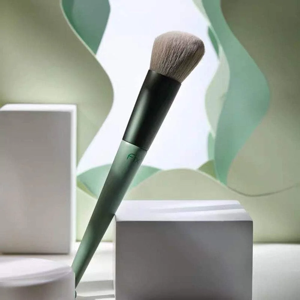 ست برس آرایشی 13 تکه، برس های آرایشی حرفه ای با موهای مصنوعی نرم و دسته چوبی برای ترکیب کردن پودر صورت، رژگونه، کانسیلر و لوازم آرایشی چشم