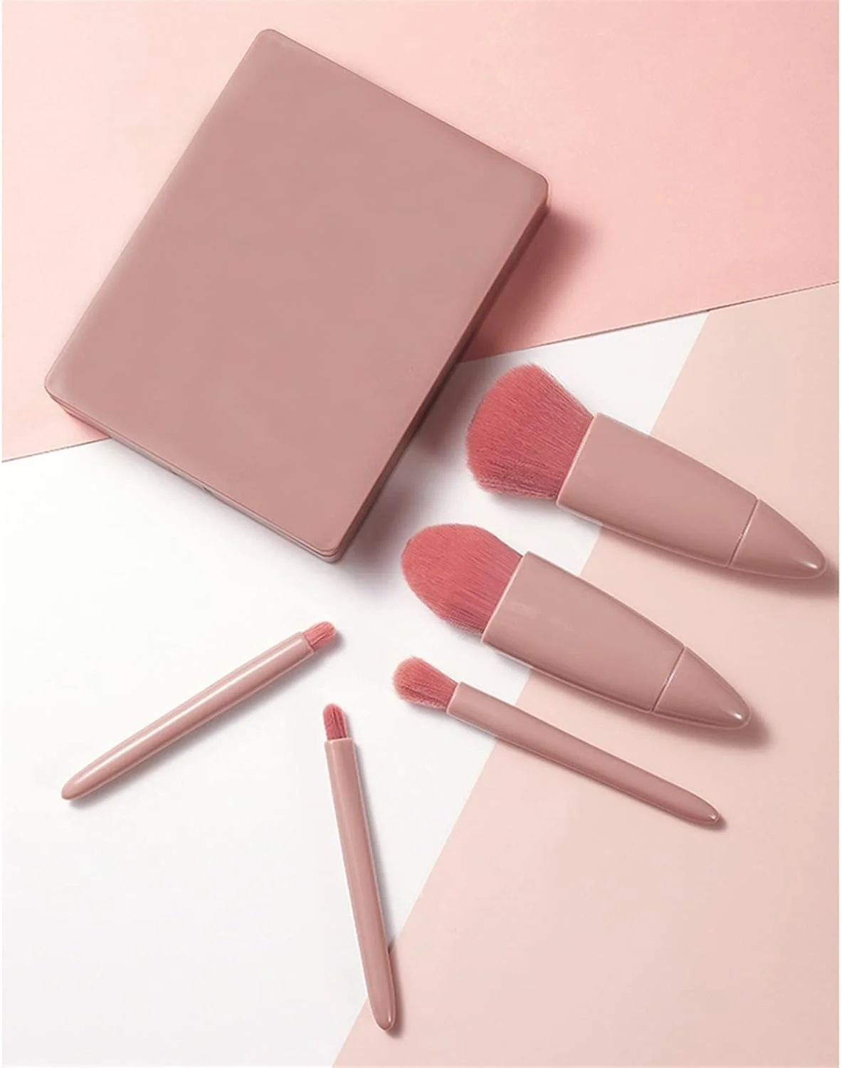 ست ابزار برس آرایشی پودر سایه چشم کرم پودر رژگونه