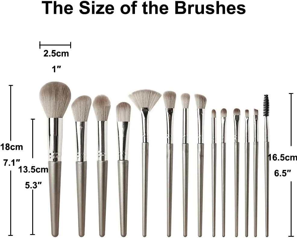 ست برس آرایشی، ست اسفنج آرایشی، کیت پف پودر، ست بلندر آرایشی بدون لاتکس، برس لب قابل حمل با درب برای رژ لب برای زنان و دختران