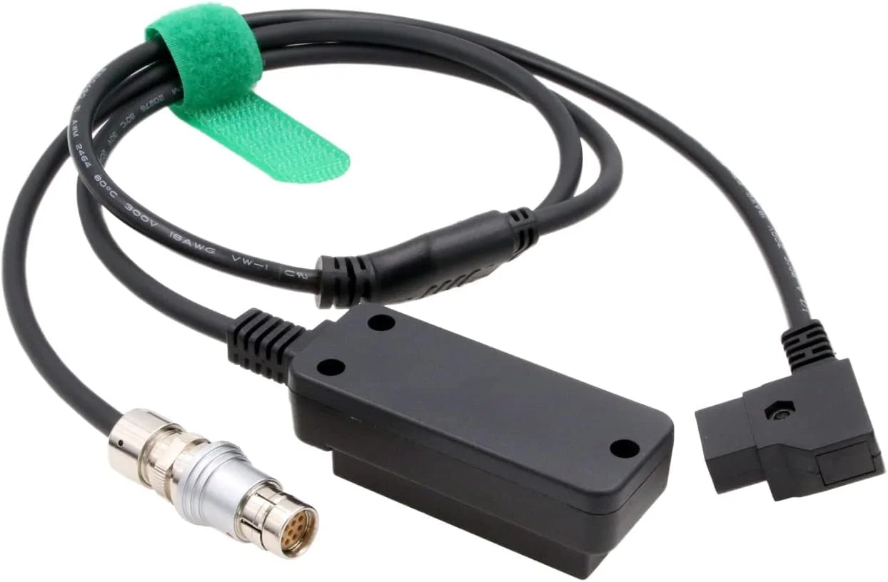 HangTon D-TAP Power Splitter Cable for Phantom VEO 4K 640S 990S 1310S Camera D-tap to Fischer 12-pin 50cm