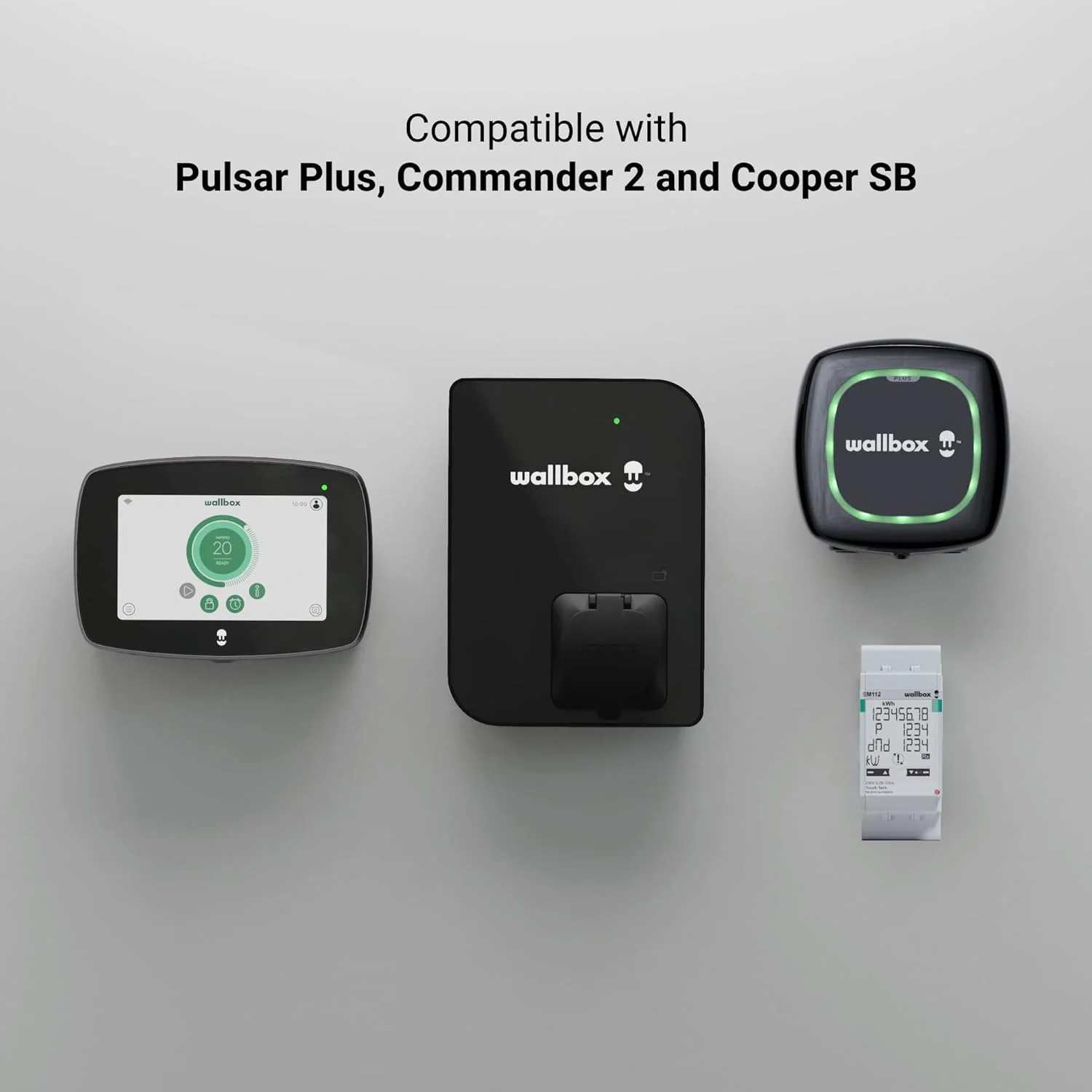 توان سنج تک فاز Wallbox، تا 100 آمپر، ECO Smart توان سنج تک فاز Wallbox، تا 100 آمپر، ECO Smart