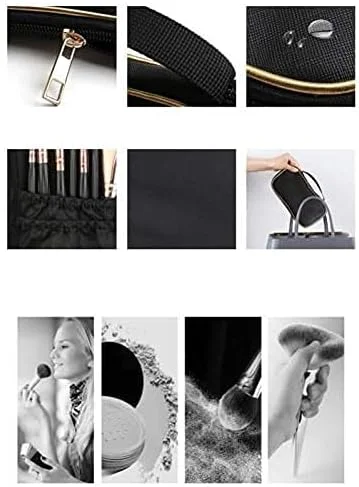 ست برس آرایشی طرح صدف، برس های آرایشی، برس های کرم پودر، ست 20 عددی برس آرایشی برای کرم پودر، ترکیب، پودر صورت، رژگونه، کانسیلر، لوازم آرایش چشم صورتی (رنگ: صورتی)