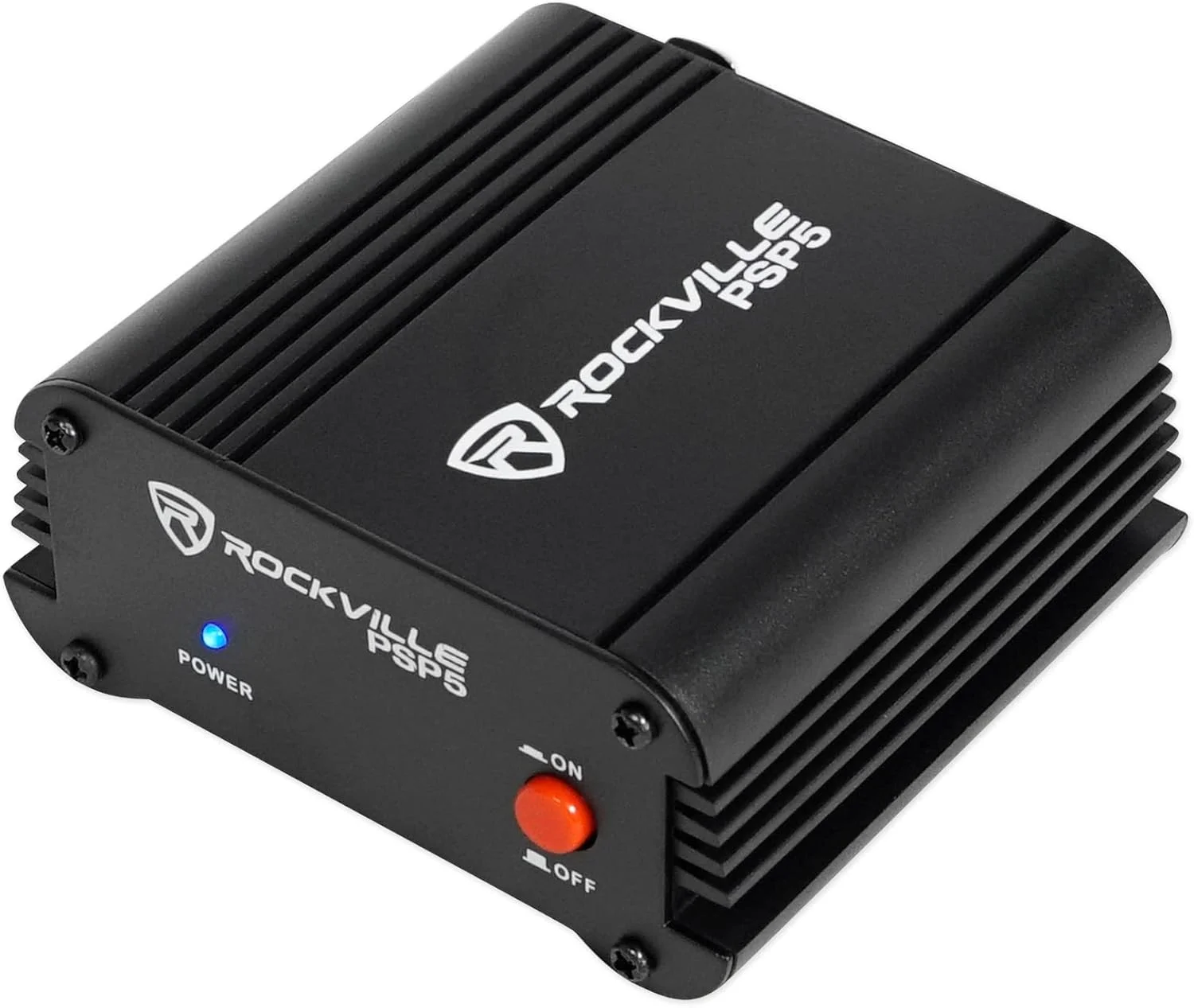 منبع تغذیه فانتوم 48 ولت یونیورسال Rockville PSP5 برای 4 میکروفون کندانسر