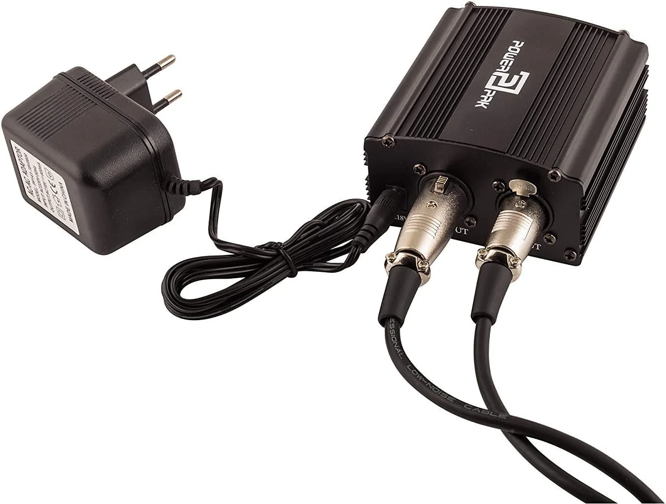 Powerpak 48V Phantom Power Supply 1 Channel for Condenser Microphone Music Recording Equipment (Black) Powerpak 48V Phantom Power Supply 1 Channel for Condenser Microphone Music Recording Equipment (Black)