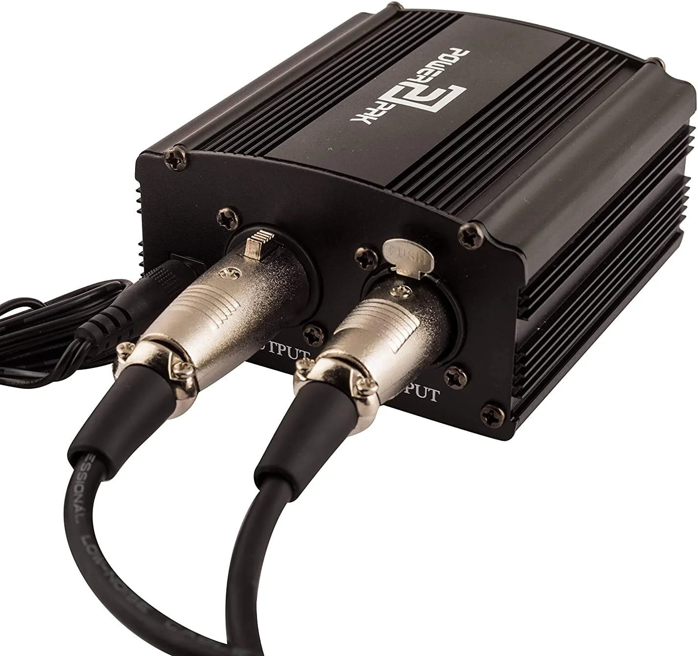 Powerpak 48V Phantom Power Supply 1 Channel for Condenser Microphone Music Recording Equipment (Black) Powerpak 48V Phantom Power Supply 1 Channel for Condenser Microphone Music Recording Equipment (Black)