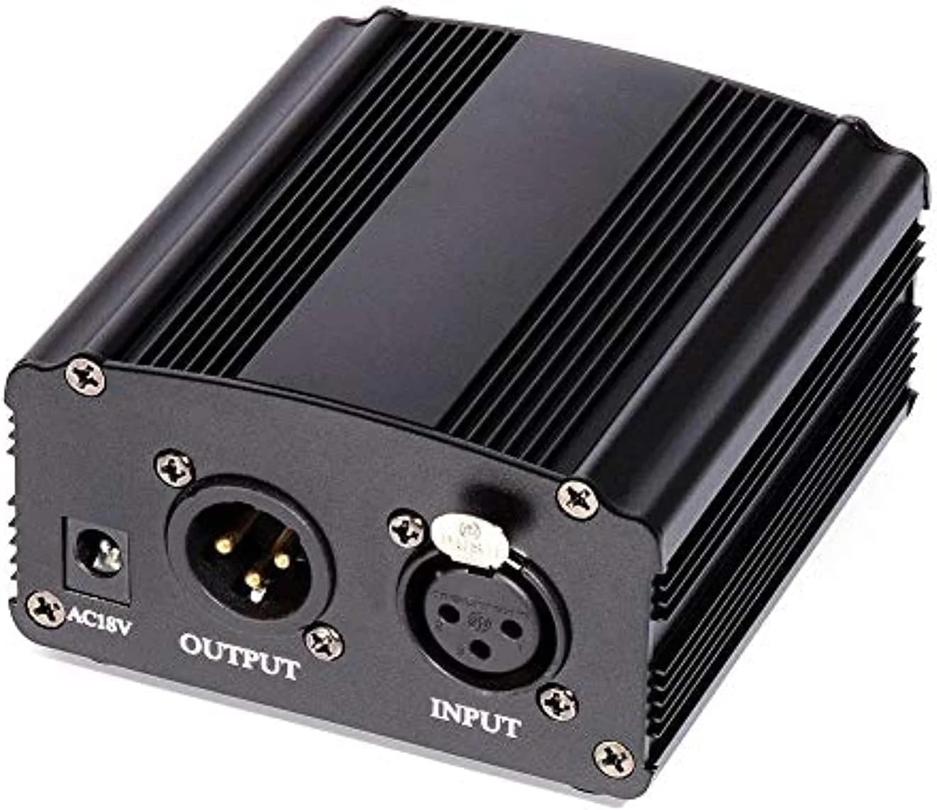 Phantom 48V Power Supply with Adapter for Condenser Microphone