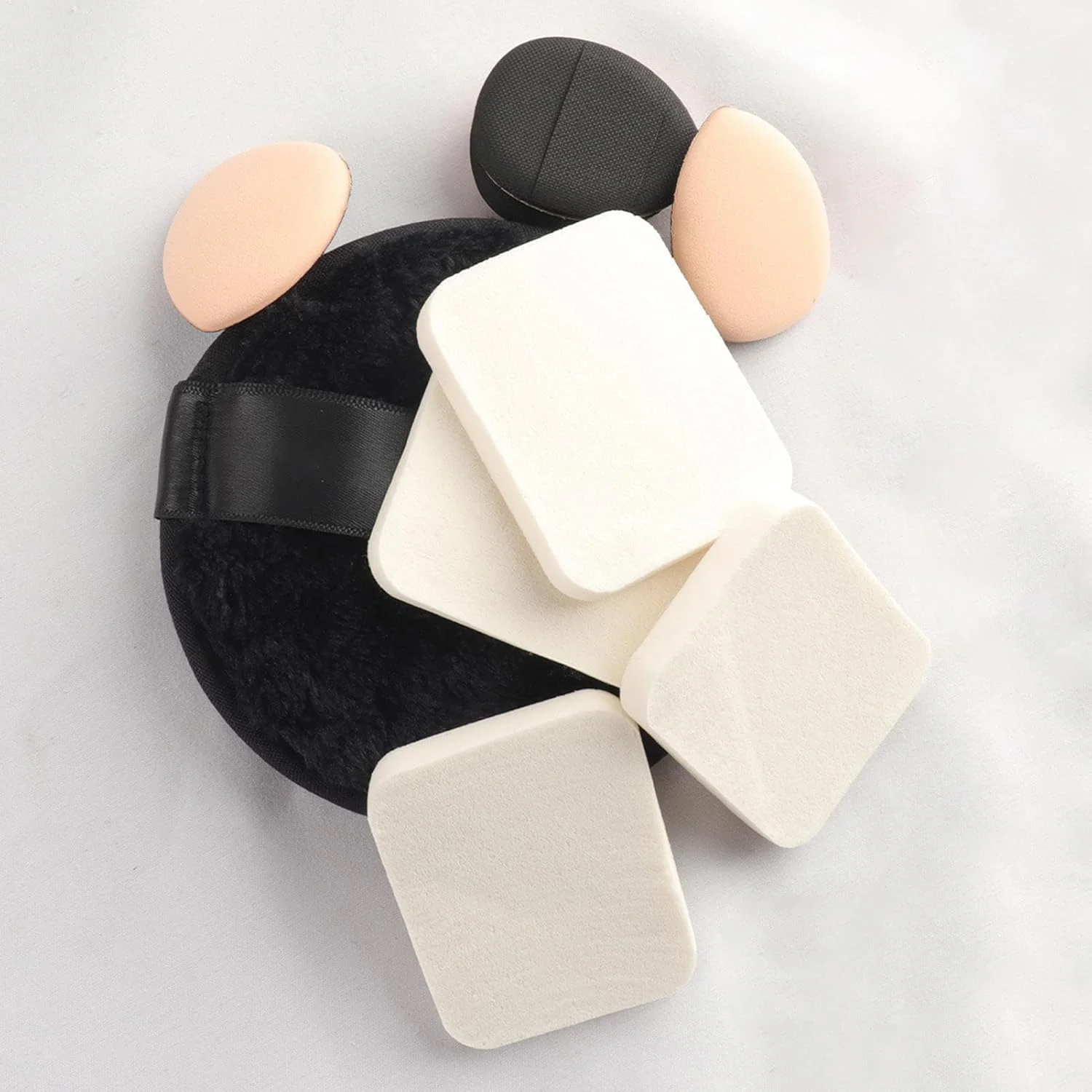 ست برس آرایشی 45 تکه، ست ابزار آرایشی مسافرتی جمع و جور با اسفنج - لوازم آرایشی برای سفر کاری، مسافرت، مدرسه، خانه و فعالیت های داخلی ست برس آرایشی 45 تکه، ست ابزار آرایشی مسافرتی جمع و جور با اسفنج - لوازم آرایشی برای سفر کاری، مسافرت، مدرسه، خانه و فعالیت های داخلی