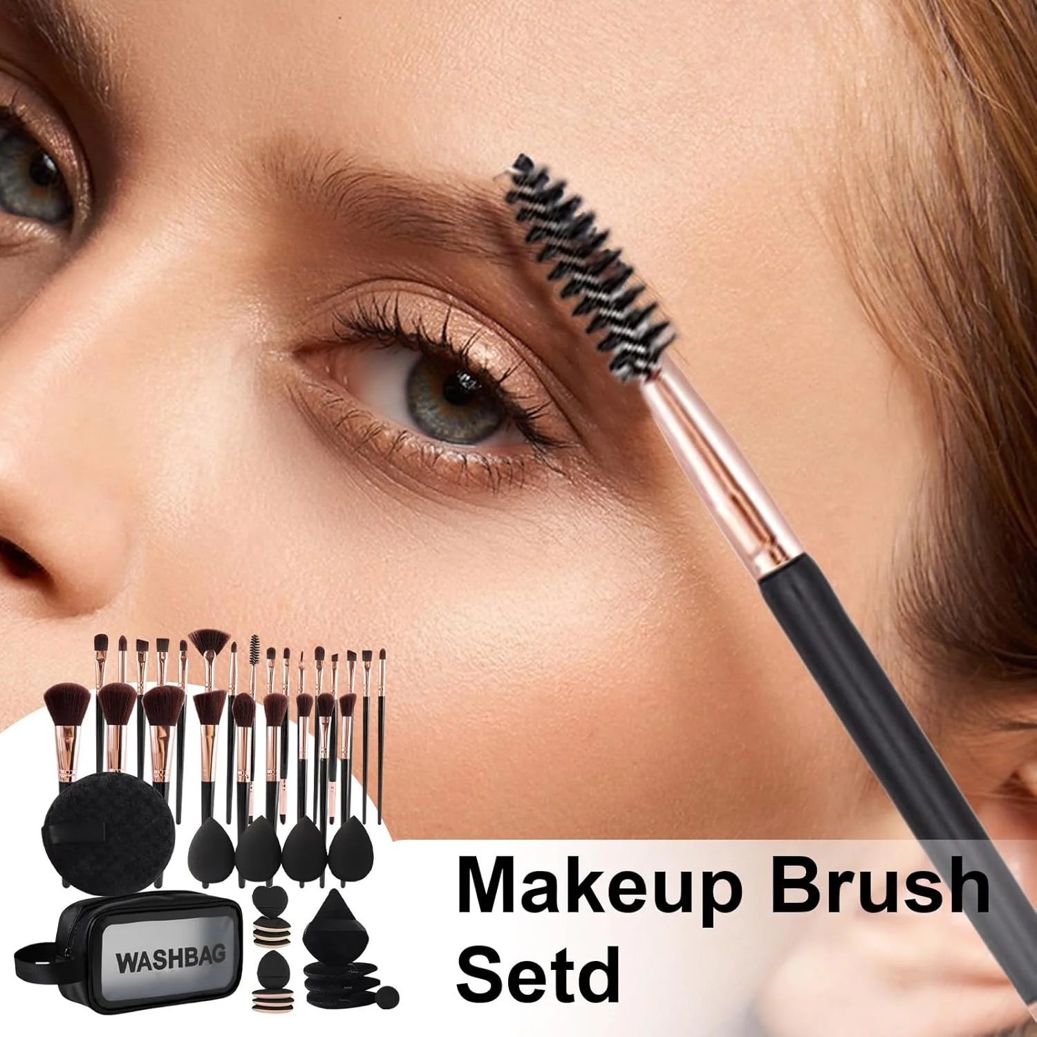 ست برس آرایشی، برس پودر حرفه ای با کیف | لوازم جانبی ابزار آرایشی برای سالن، جشنواره، عروسی، کریسمس، دفاتر، عروسی، استفاده روزمره، تعطیلات، هالووین، خانه ست برس آرایشی، برس پودر حرفه ای با کیف | لوازم جانبی ابزار آرایشی برای سالن، جشنواره، عروسی، کریسمس، دفاتر، عروسی، استفاده روزمره، تعطیلات، هالووین، خانه