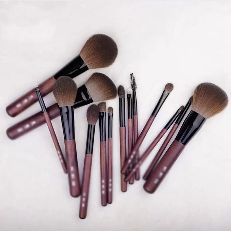 ست براش آرایشی - ست کامل براش مبتدی - براش پودر، براش پرداخت رنگ، براش سایه چشم، براش خط چشم