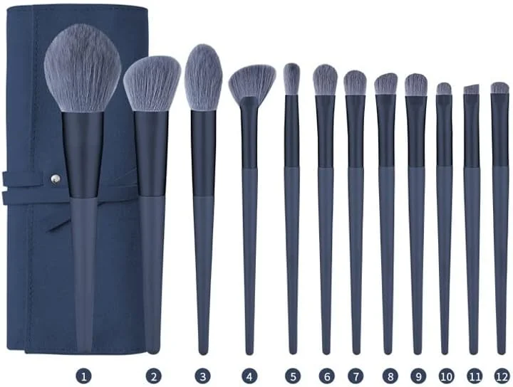 ست برس آرایشی، برس پودر، ست کامل، کانسیلر، سایه چشم، برس کرم پودر