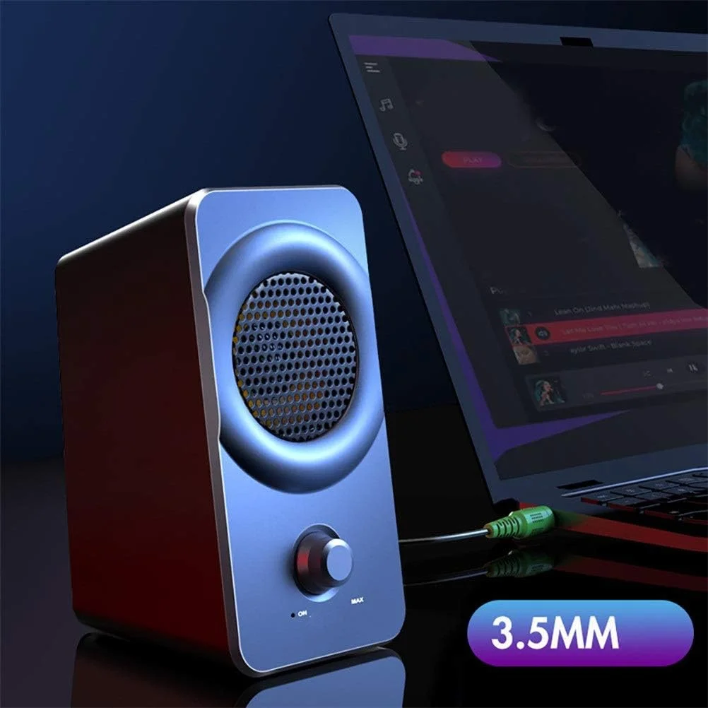 اسپیکر کامپیوتر SilteD، پخش کننده موسیقی، استریو فراگیر، USB سیمی، اسپیکر چند رسانه ای با دوشاخه 3.5 میلی متری برای کامپیوتر/لپ تاپ/تلفن هوشمند اسپیکر کامپیوتر SilteD، پخش کننده موسیقی، استریو فراگیر، USB سیمی، اسپیکر چند رسانه ای با دوشاخه 3.5 میلی متری برای کامپیوتر/لپ تاپ/تلفن هوشمند