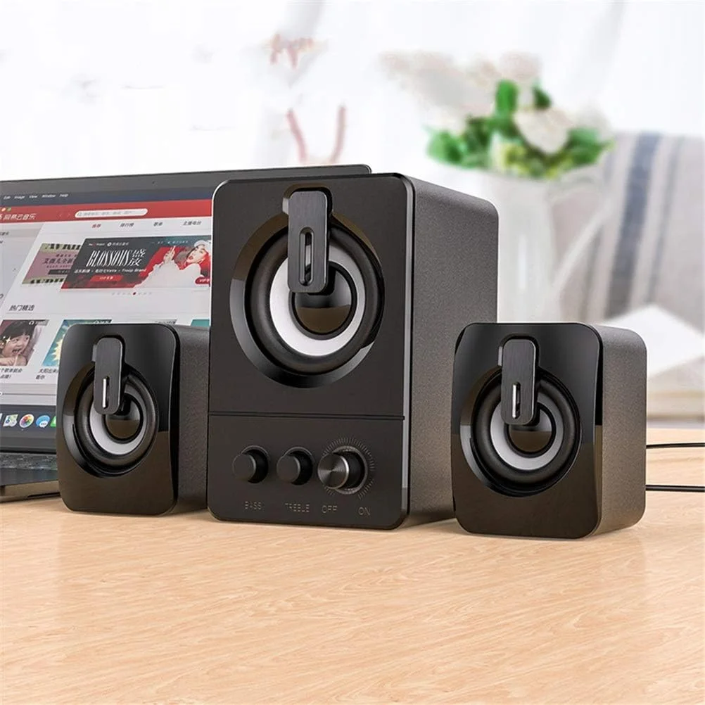 اسپیکر کامپیوتر بلوتوثی SilteD با صدای فراگیر 4D و بیس فوق العاده، ساب ووفر ستونی، اسپیکر موسیقی برای کامپیوتر شخصی، لپ تاپ، بلندگو (رنگ: مشکی، اندازه: سیمی) اسپیکر کامپیوتر بلوتوثی SilteD با صدای فراگیر 4D و بیس فوق العاده، ساب ووفر ستونی، اسپیکر موسیقی برای کامپیوتر شخصی، لپ تاپ، بلندگو (رنگ: مشکی، اندازه: سیمی)