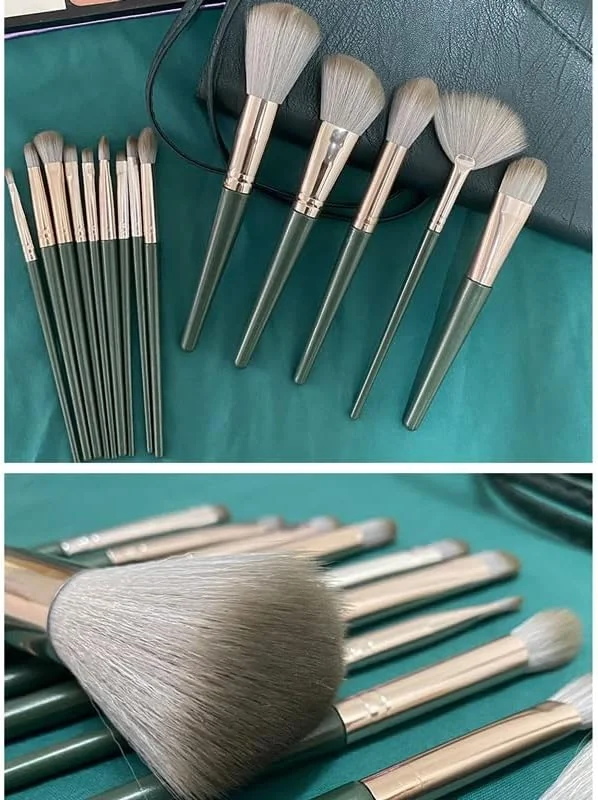 ست برس آرایشی با برس سطل ذخیره سازی ابزار زیبایی برس پودر شل کرم پودر ست برس آرایشی با برس سطل ذخیره سازی ابزار زیبایی برس پودر شل کرم پودر