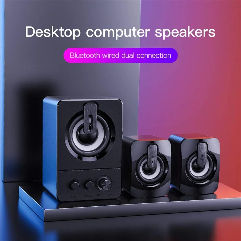 اسپیکر کامپیوتر بلوتوثی SilteD با صدای فراگیر 4D و بیس فوق العاده، ساب ووفر ستونی، اسپیکر موسیقی برای کامپیوتر شخصی، لپ تاپ، بلندگو (رنگ: مشکی، اندازه: سیمی) اسپیکر کامپیوتر بلوتوثی SilteD با صدای فراگیر 4D و بیس فوق العاده، ساب ووفر ستونی، اسپیکر موسیقی برای کامپیوتر شخصی، لپ تاپ، بلندگو (رنگ: مشکی، اندازه: سیمی)