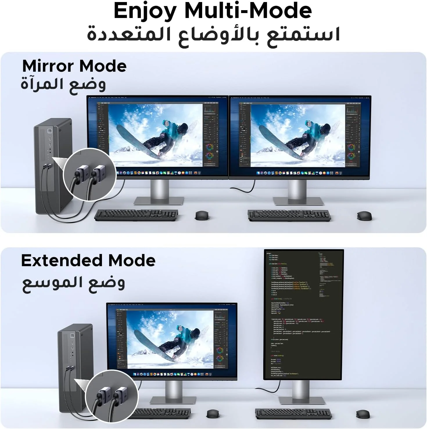 تبدیل DisplayPort به HDMI یوگرین 4K، بسته 2 عددی، مبدل یک طرفه Display Port به HDMI آلومینیومی 4K@30Hz/2K@60Hz سازگار با Dell، Lenovo، HP، HDTV، AMD، NVIDIA و غیره تبدیل DisplayPort به HDMI یوگرین 4K، بسته 2 عددی، مبدل یک طرفه Display Port به HDMI آلومینیومی 4K@30Hz/2K@60Hz سازگار با Dell، Lenovo، HP، HDTV، AMD، NVIDIA و غیره