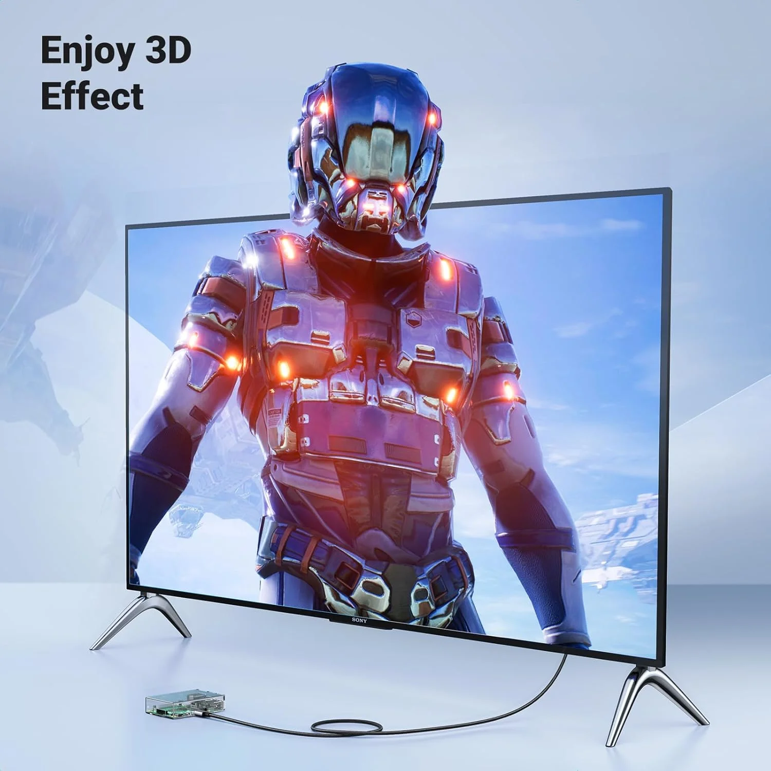 کابل مینی HDMI به HDMI 2.1 یوگرین 8K 4K@120Hz 1440P@144Hz 48Gbps سرعت فوق العاده بالا eARC Dolby Atmos HDR استاندارد سازگار با دوربین DSLR، رزبری پای، کارت کپچر، لپ تاپ، مانیتور، تلویزیون PS5/4 (2 متری)