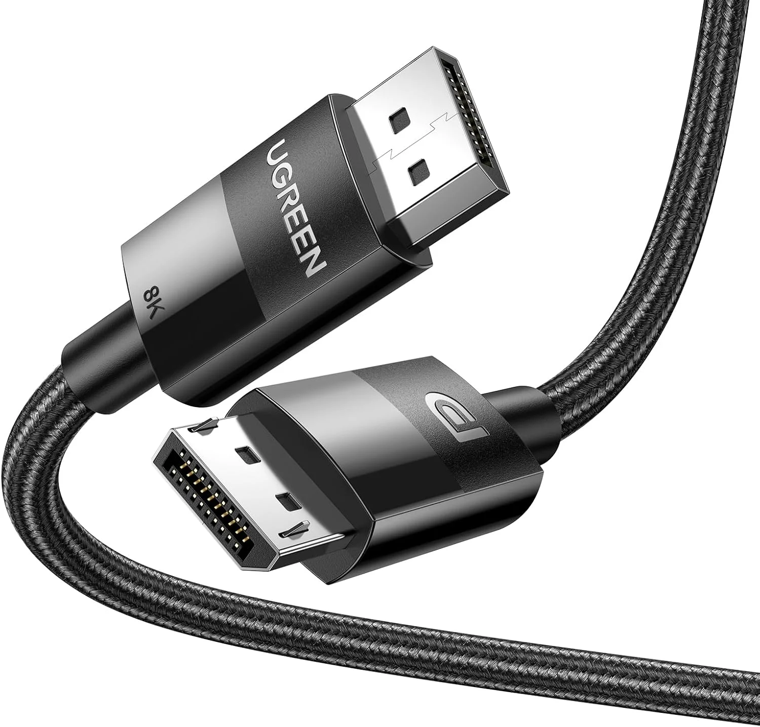 کابل DisplayPort 1.4 یوگرین 8K، DP به DP 3 متری، 8K@60Hz/4K@165Hz/2K@240Hz/1080P@240Hz، برای مانیتور گیمینگ/کارت گرافیک/PC، پشتیبانی از 3D/HDCP/HDR/G-SYNC/Free-SYNC، کابل بافته شده نایلونی نر به نر - 3 متر کابل DisplayPort 1.4 یوگرین 8K، DP به DP 3 متری، 8K@60Hz/4K@165Hz/2K@240Hz/1080P@240Hz، برای مانیتور گیمینگ/کارت گرافیک/PC، پشتیبانی از 3D/HDCP/HDR/G-SYNC/Free-SYNC، کابل بافته شده نایلونی نر به نر - 3 متر