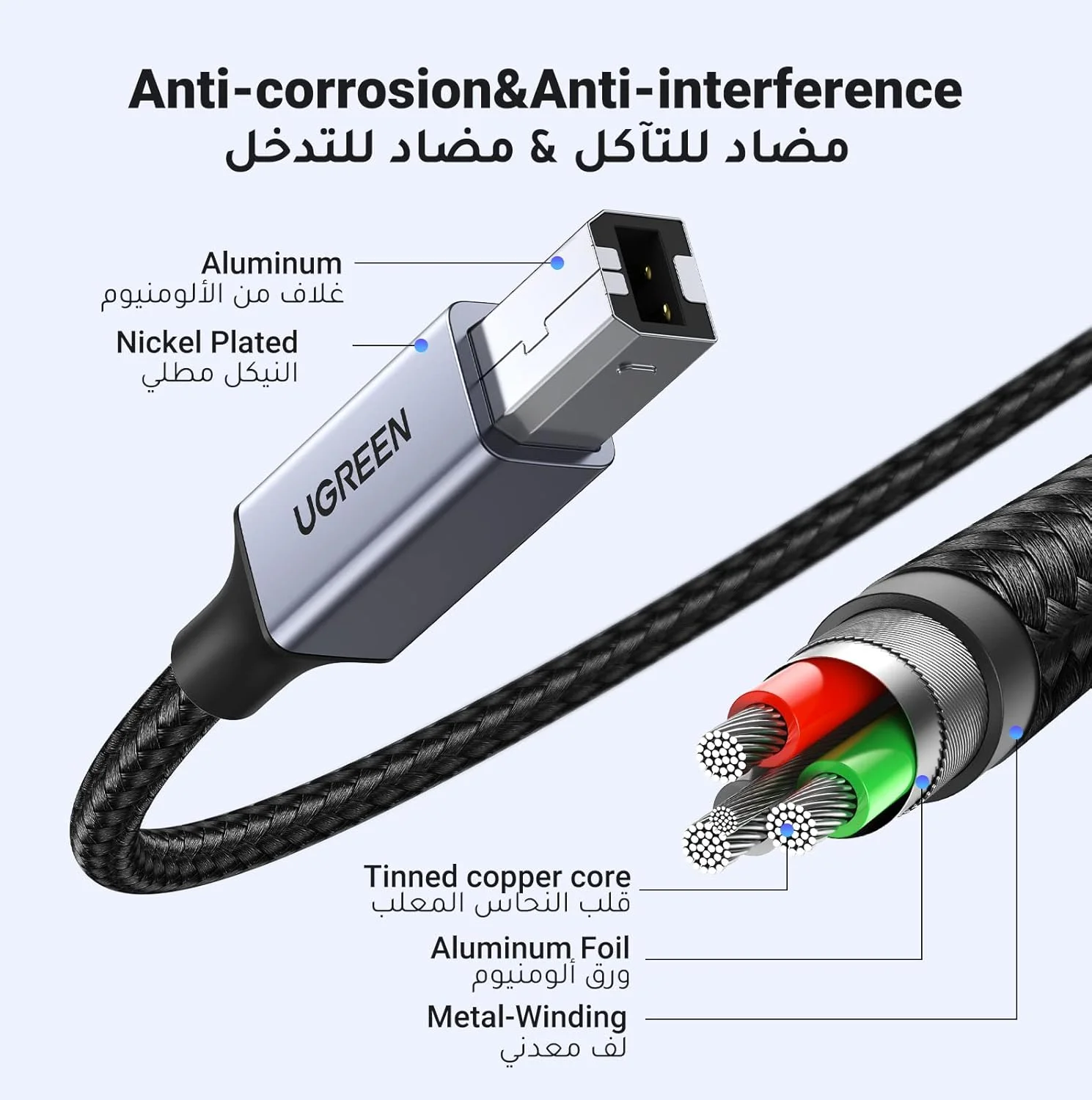 UGREEN USB C Printer Cable 1M USB C to B Cable,Canon,HP Printer Cord, Type B Wire Compatible with New MacBook,Dell XPS 15 13,HP Spectre X2,Google Chromebook Pixel,Microsoft Surface Pro UGREEN USB C Printer Cable 1M USB C to B Cable,Canon,HP Printer Cord, Type B Wire Compatible with New MacBook,Dell XPS 15 13,HP Spectre X2,Google Chromebook Pixel,Microsoft Surface Pro