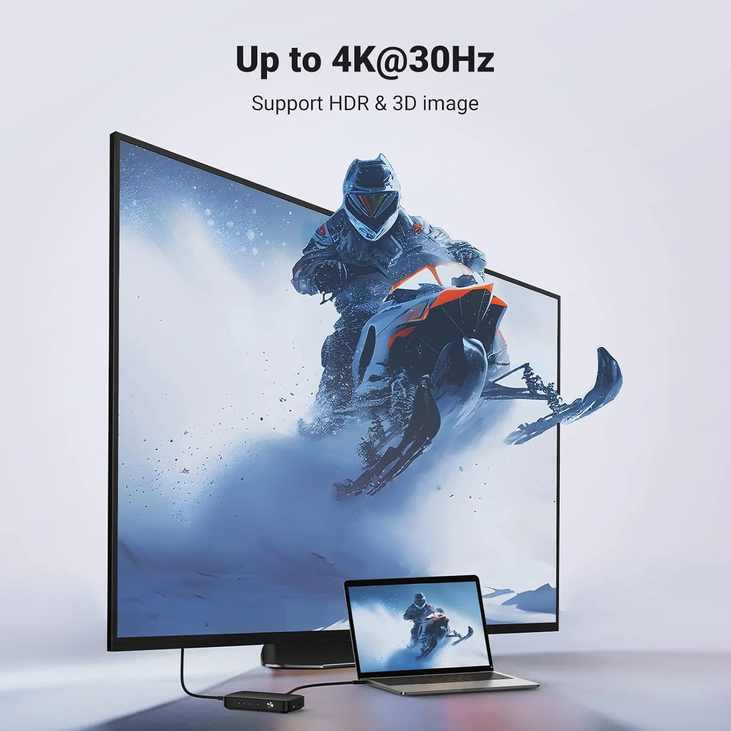 سوییچ HDMI یوگرین 4K 30Hz، سوئیچر 3 ورودی 1 خروجی، اسپلیتر HDMI با قابلیت سوییچ آسان، پشتیبانی از 4K، HDR، 3D، HDCP سازگار با تی وی باکس، PS5، PS4، لپ تاپ، کامپیوتر، پروژکتور HDTV، مانیتور و غیره سوییچ HDMI یوگرین 4K 30Hz، سوئیچر 3 ورودی 1 خروجی، اسپلیتر HDMI با قابلیت سوییچ آسان، پشتیبانی از 4K، HDR، 3D، HDCP سازگار با تی وی باکس، PS5، PS4، لپ تاپ، کامپیوتر، پروژکتور HDTV، مانیتور و غیره