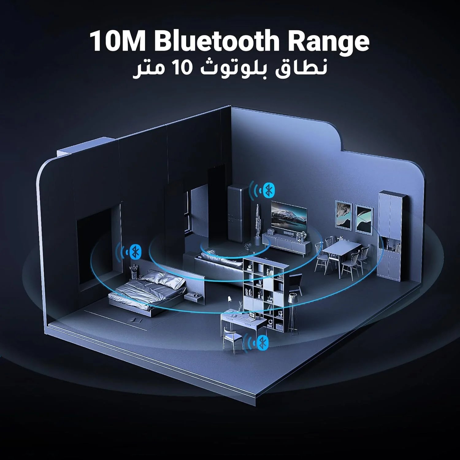 گیرنده بلوتوث 5.3 UGREEN، آداپتور بلوتوث صوتی بی سیم برای سیستم صوتی پخش موسیقی خانگی و خودرو با 3.5 میلی متر و 2 RCA سازگار با تلفن، تبلت، بلندگو و آمپلی فایر گیرنده بلوتوث 5.3 UGREEN، آداپتور بلوتوث صوتی بی سیم برای سیستم صوتی پخش موسیقی خانگی و خودرو با 3.5 میلی متر و 2 RCA سازگار با تلفن، تبلت، بلندگو و آمپلی فایر
