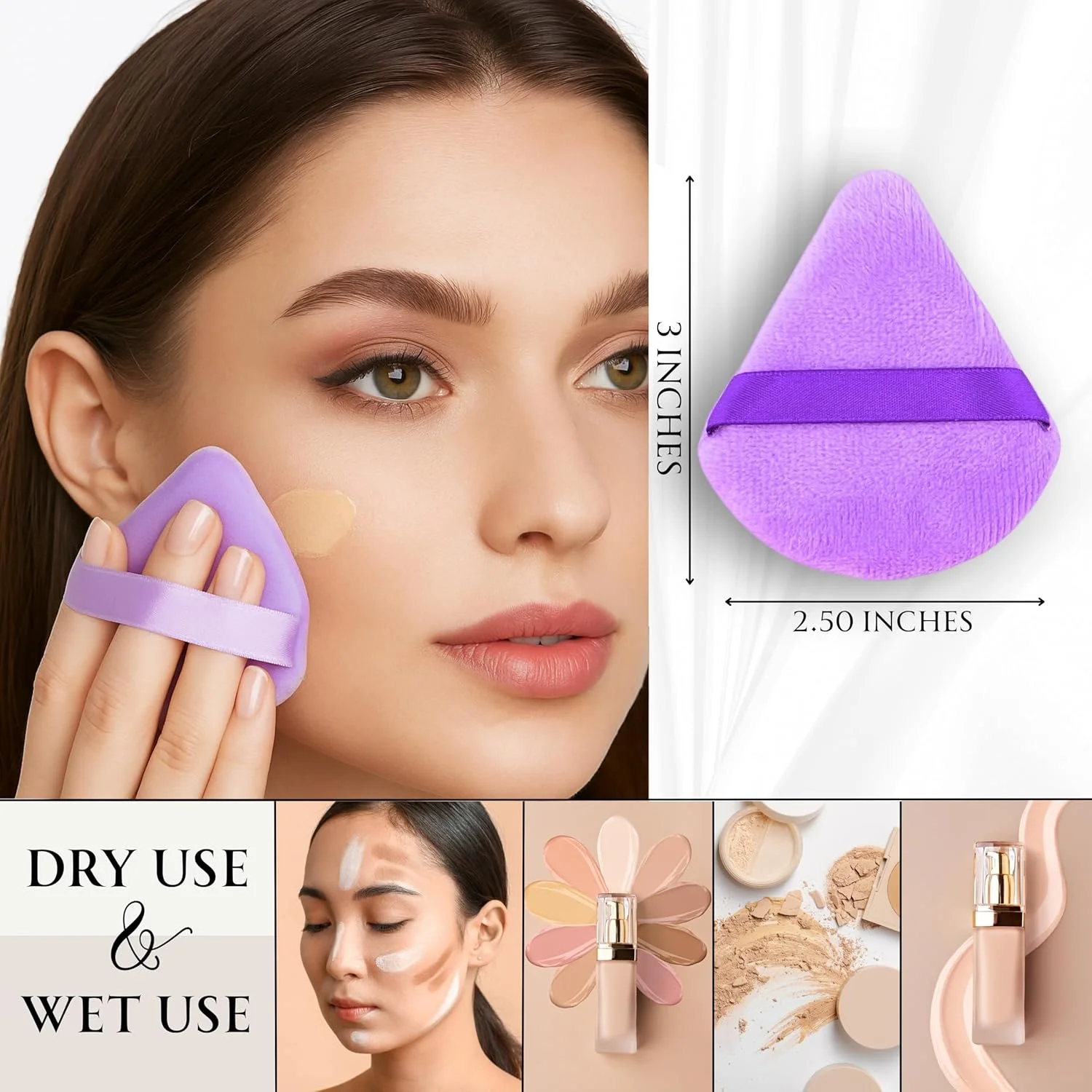 Makeup Brush Set – 40PCS Professional Makeup Brushes Set with Makeup Sponge & Powder Puffs, Premium Make Up Brush Set Kit for Foundation – Makeup Brushes & Tools for Beginners & Pros (Purple) Makeup Brush Set – 40PCS Professional Makeup Brushes Set with Makeup Sponge & Powder Puffs, Premium Make Up Brush Set Kit for Foundation – Makeup Brushes & Tools for Beginners & Pros (Purple)