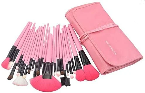 ست برس آرایشی 24 عددی حرفه ای میکاپ فور یو - صورتی