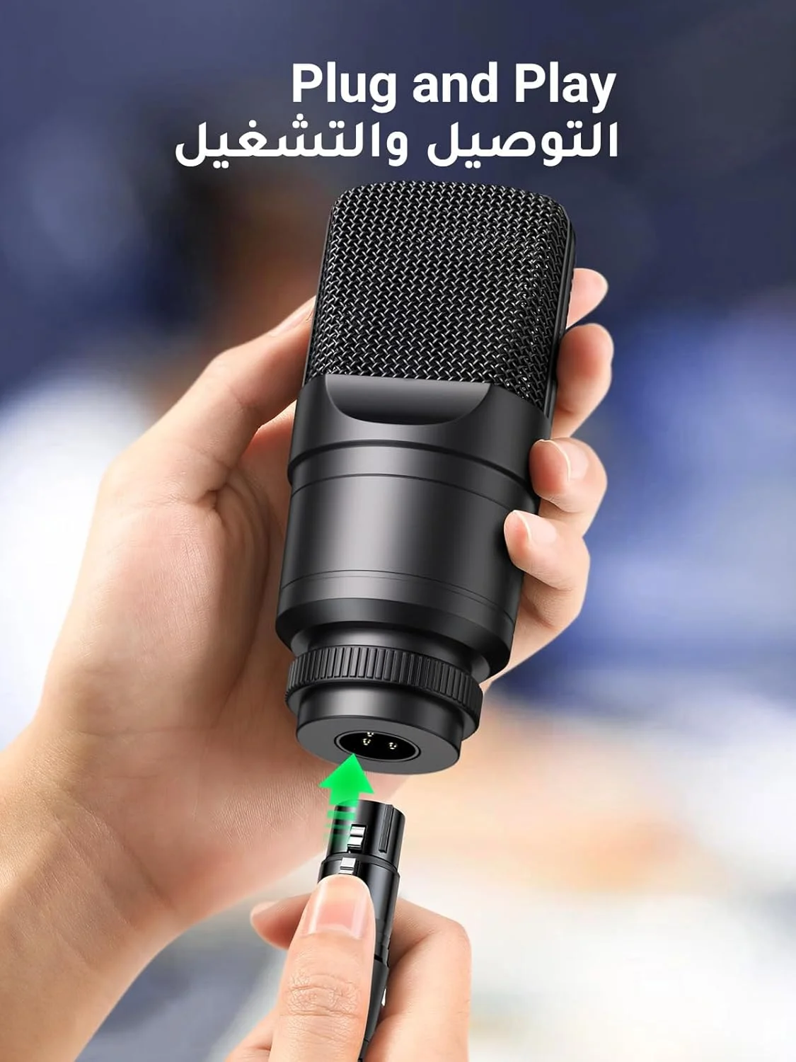 کابل XLR یوگرین، کابل افزایش طول میکروفون XLR نر به ماده 2 متری، سیم افزایش طول جک برای سیستم PA، ضبط کننده استودیو، آمپلی فایر، میکسر، سیستم بلندگو، یا ضبط حرفه ای، اجرای زنده کابل XLR یوگرین، کابل افزایش طول میکروفون XLR نر به ماده 2 متری، سیم افزایش طول جک برای سیستم PA، ضبط کننده استودیو، آمپلی فایر، میکسر، سیستم بلندگو، یا ضبط حرفه ای، اجرای زنده