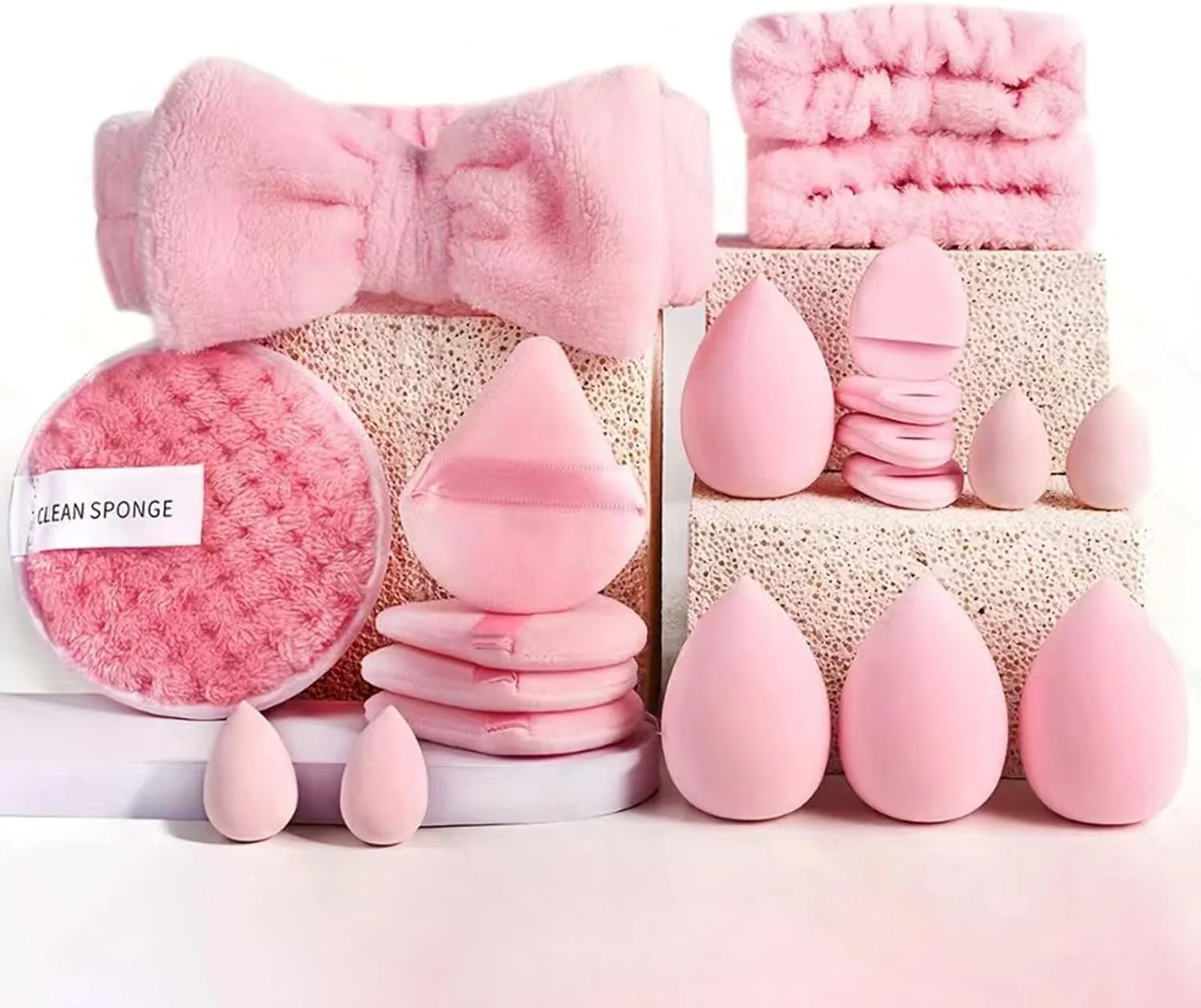 ست برس آرایشی، ست برس های سایه چشم و رژگونه مسافرتی | برس های نرم لوازم آرایشی ابزار آرایش برای کرم پودر، کانسیلرها و سایه چشم