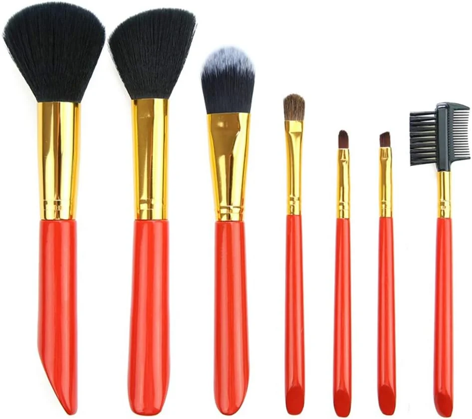 LZFuiop 7 Makeup Tool Brush Set, Suitable for Loose Powder Foundation Eye Shadow Eyebrow Eyelashes, Suitable for Makeup Beginners, Soft and Not Easy To Deform LZFuiop 7 Makeup Tool Brush Set, Suitable for Loose Powder Foundation Eye Shadow Eyebrow Eyelashes, Suitable for Makeup Beginners, Soft and Not Easy To Deform