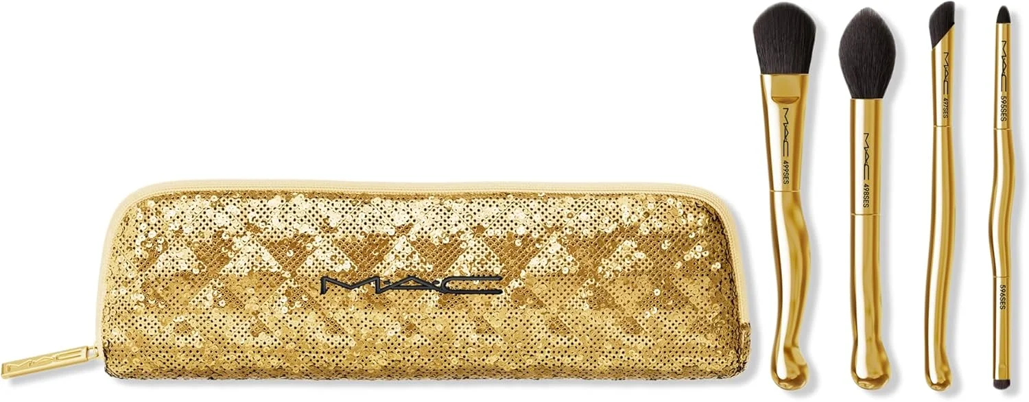 MAC Golden Touch Mini Brush Kit, 5 Piece Set
