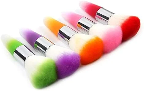 ست براش آرایشی لوکس صورت 5 تکه - براش های آرایشی کرم پودر و پودر برای کرم BB مینرال