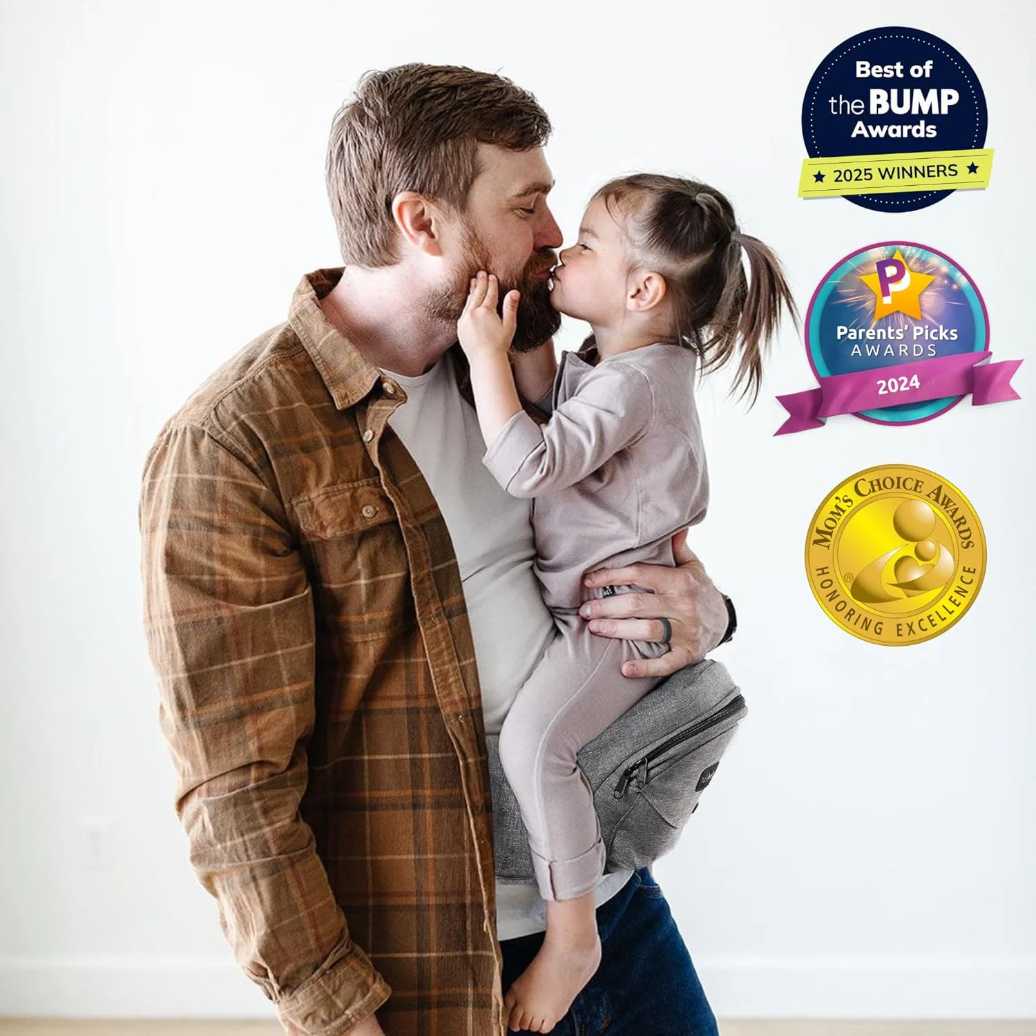 توش بیبی، تنها نشیمنگاه کمری دارای گواهی ایمنی برای حمل نوزاد - همانطور که در Shark Tank دیده شده است - قابل تنظیم، قابل شستشو در ماشین لباسشویی، ارگونومیک برای نوزاد، کودک نوپا و کودک، نشیمنگاه کمری ایمن و فوق العاده راحت خاکستری